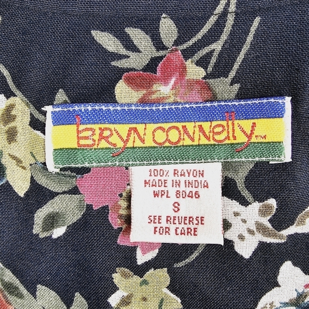 Bryn Connelly Vintage Floral Button Front Sleeveless Dress NWT - Picture 6 of 12